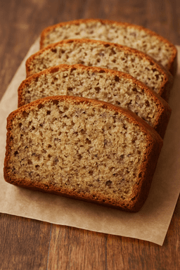 Banana bread slices